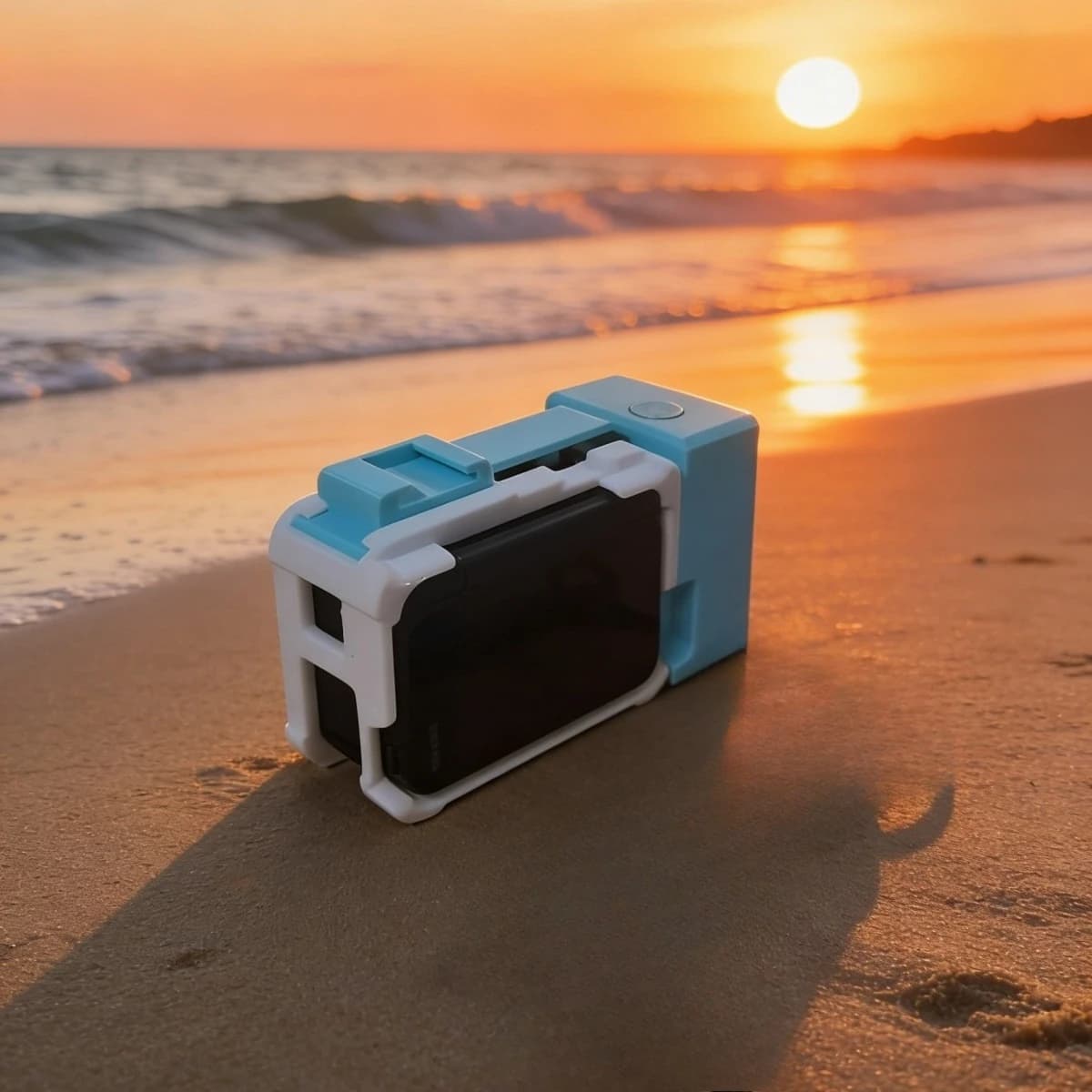 For DJI Action5pro: Sand for Photography Street, Grilled Grill, Quick Hook Support, Protective Frame for Action Cam