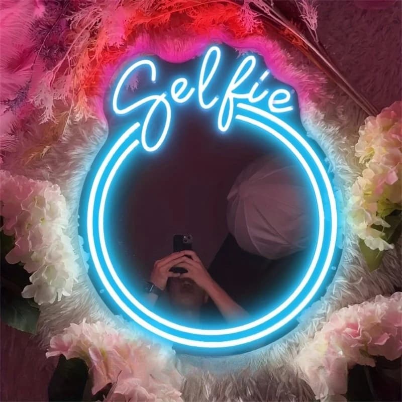 Insegne al Neon Personalizzate - Arte Murale Chic per Feste di Ragazze/Saloni di Bellezza/Compleanni/Anniversari, Decorazioni Femminili, Arredamento per Camere, Decorazioni Murali