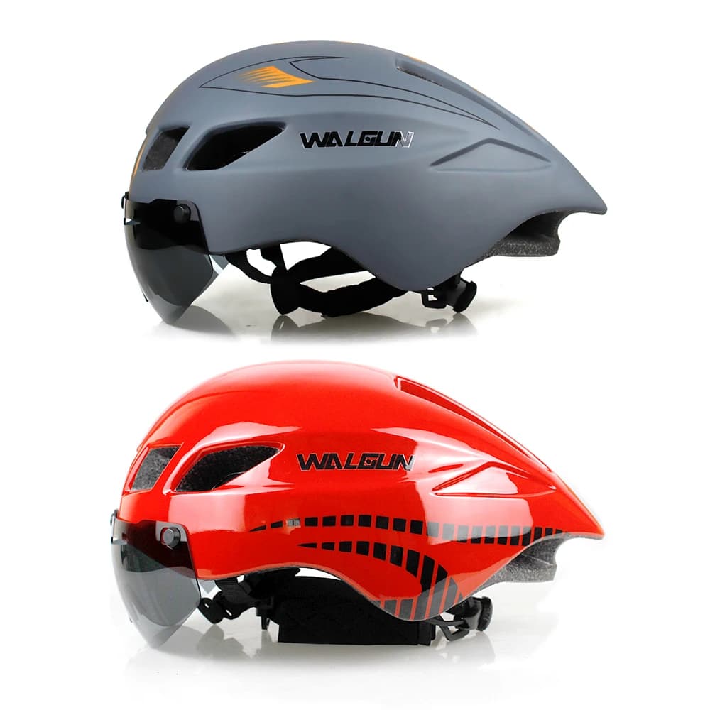 Men's Bicycle Helmet Cycling road mtb mountain bike Triathlon tt Cycling helmet eyeglasses equipped by bike