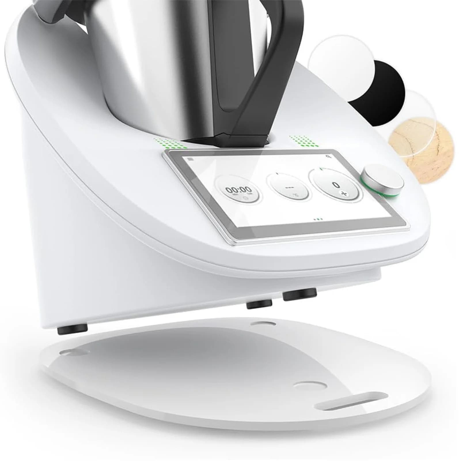 Tappetino antiscivolo per posizione base macchina Thermomix TM5 TM6 Tappetino antiscivolo fisso per macchina frullatore