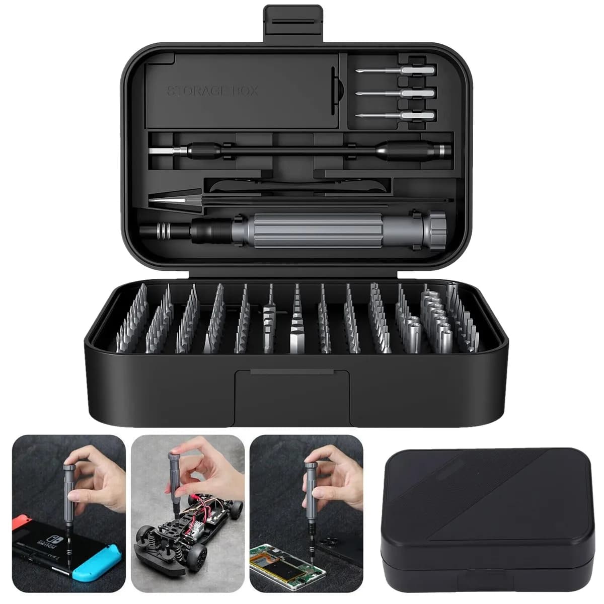 150 in 1 Precision Screwdriver Set, Magnetic Repair Tool Kit with Bits for PC, Laptop, Phone, Tablet, Electronics, Game Console, Watch & Camera Repair