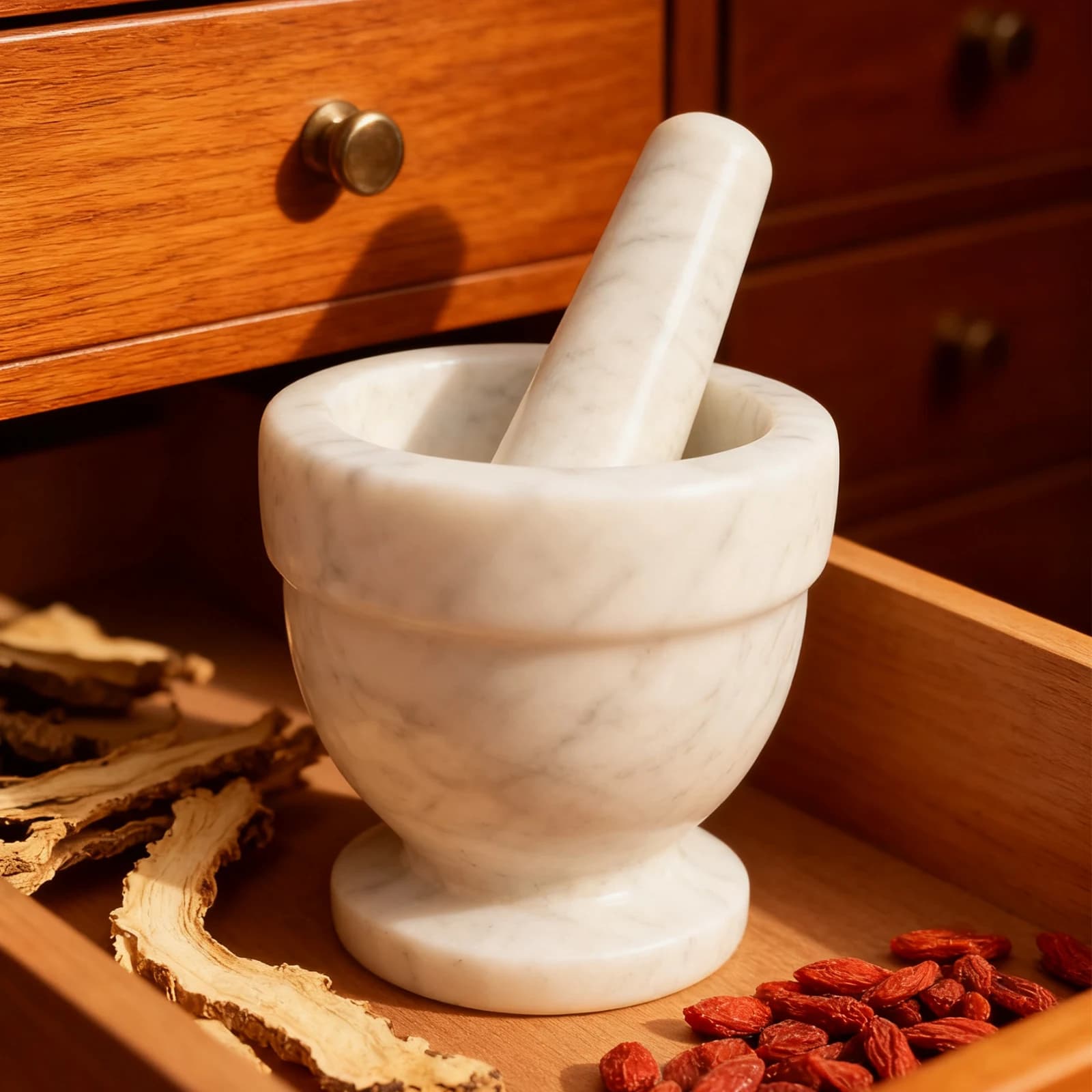 Set Mortaio e Pestello Multifunzione per Macinare Spezie, Schiacciaverdure Classico Lucidato per Cucina Domestica, Condimenti e Aglio