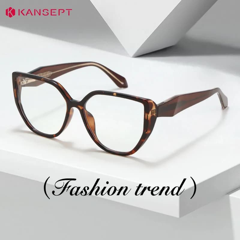 KANSEPT Plus Reading Glasses Woman Graduated Lenses to Read Lunette Myopia Sunglasses Eyeglasses Women's Eyeglass Frame Eyewear