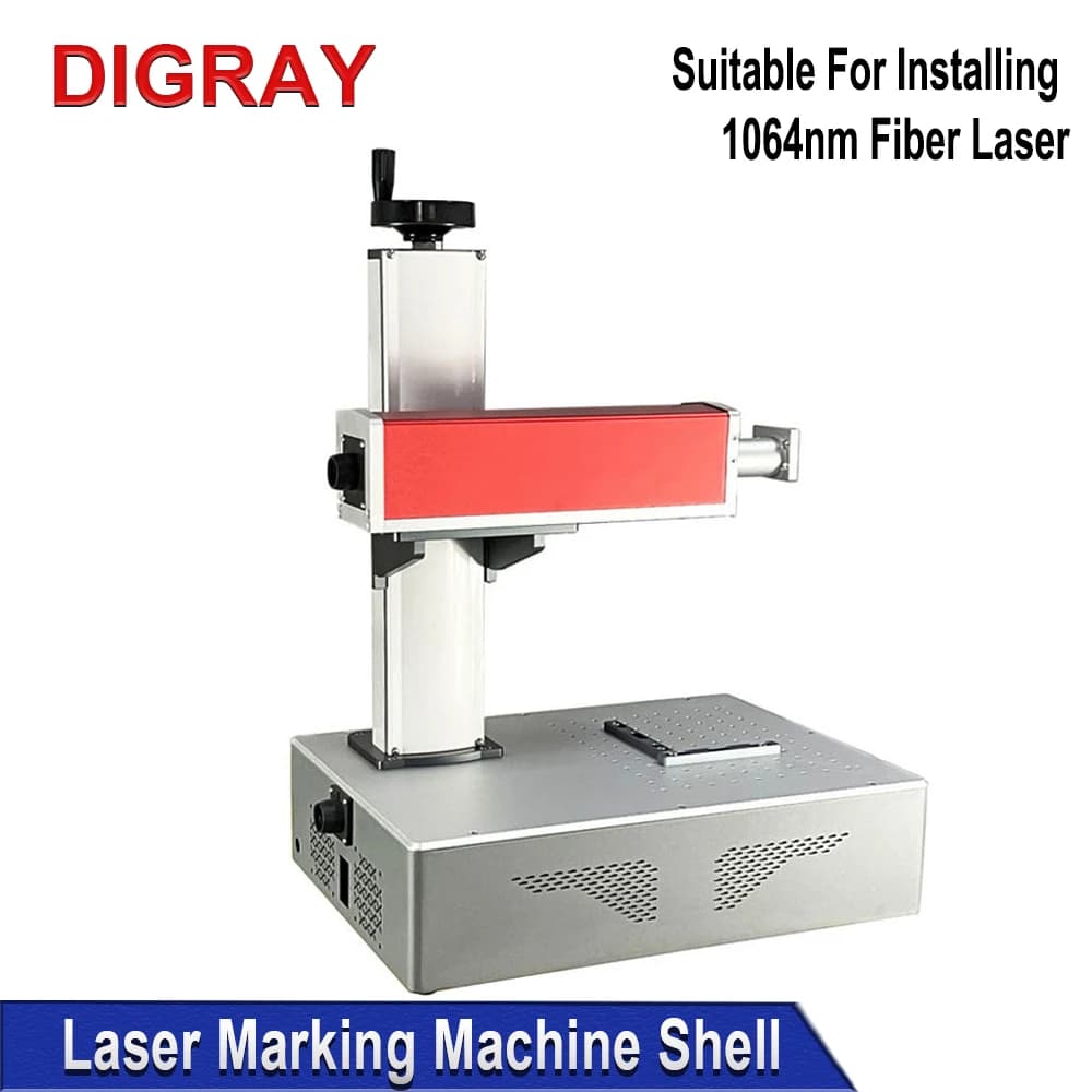 Macchina per incisione laser a fibra DIGRAY per chassis e armadietti, adatta per sorgenti laser Raycus MAX JPT 20~60W 1064nm