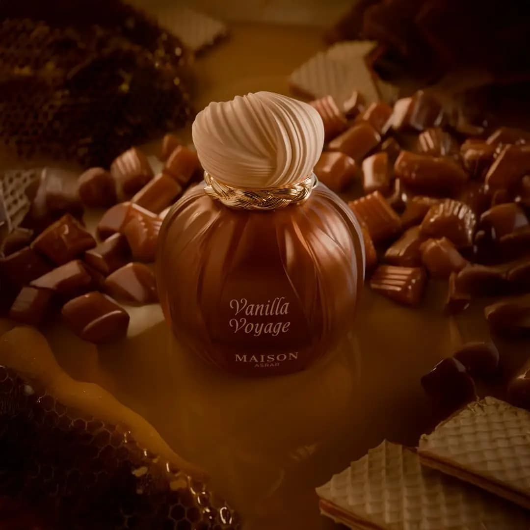 Vanilla Voyage MAISON ASRAR Eau De Parfum per Donna e Uomo, Fragranza Orientale con Note di Caramello, Gelsomino, Tonka e Miele, 100 ml