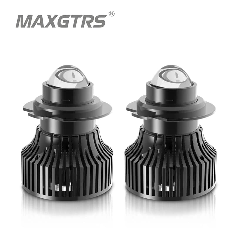 2 pz Automotive H7 H11 9005 9006 Faro Laser Lampadina Mini Lente Del Proiettore Luce Auto LED Fendinebbia 3000K Oro LED H7 H8 HB3 HB4