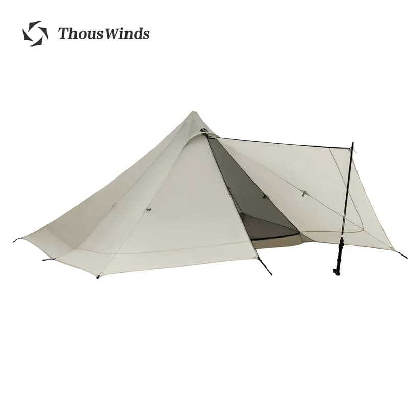Thous Winds Capricorns Tent for 2 persons Ultralight Trekking tent Trekking poles Tent 15D Ripstop Nylon Silicone outdoor curtain on both sides