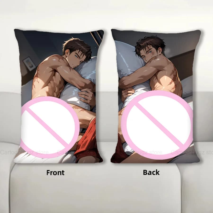 Fodere per cuscini Kawaii Anime J. - Stampa simpatico personaggio dei cartoni animati per decorazioni per divani e letto 40x60