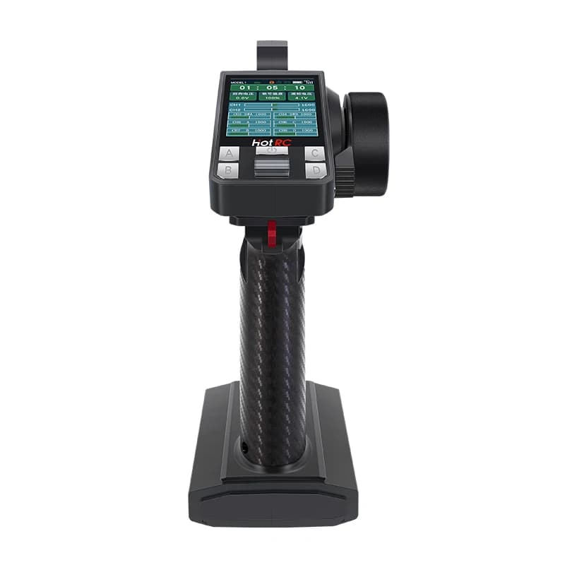 HOTRC CT-8A 8-CH Smart RC Transmitter with Color LCD English Screen 2.4GHz Radio Controller for RC Drift Car Truck Buggy Bo