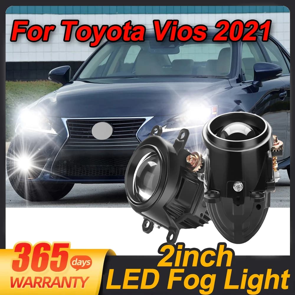 Lente per proiettore fendinebbia BI-LED da 2 pollici Mini fendinebbia per Toyota Vios 2021