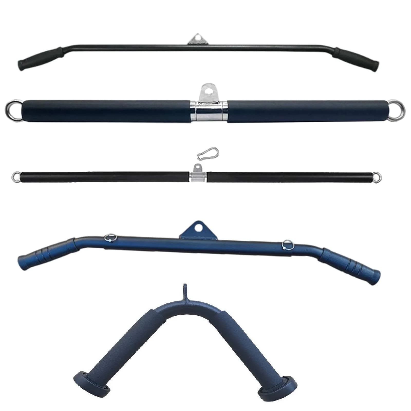 LAT Pulldown Bar Barra per esercizi ergonomica staccabile Attacco per cavo Fitness LAT Pulldown Bar per sollevamento pesi Biceps Home