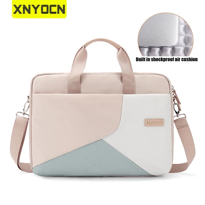 Xnyocn Custodia protettiva per laptop Borsa da 15,6 pollici durevole con manico per valigetta Custodia protettiva per computer portatile per HP Dell MacBook Ultrabook