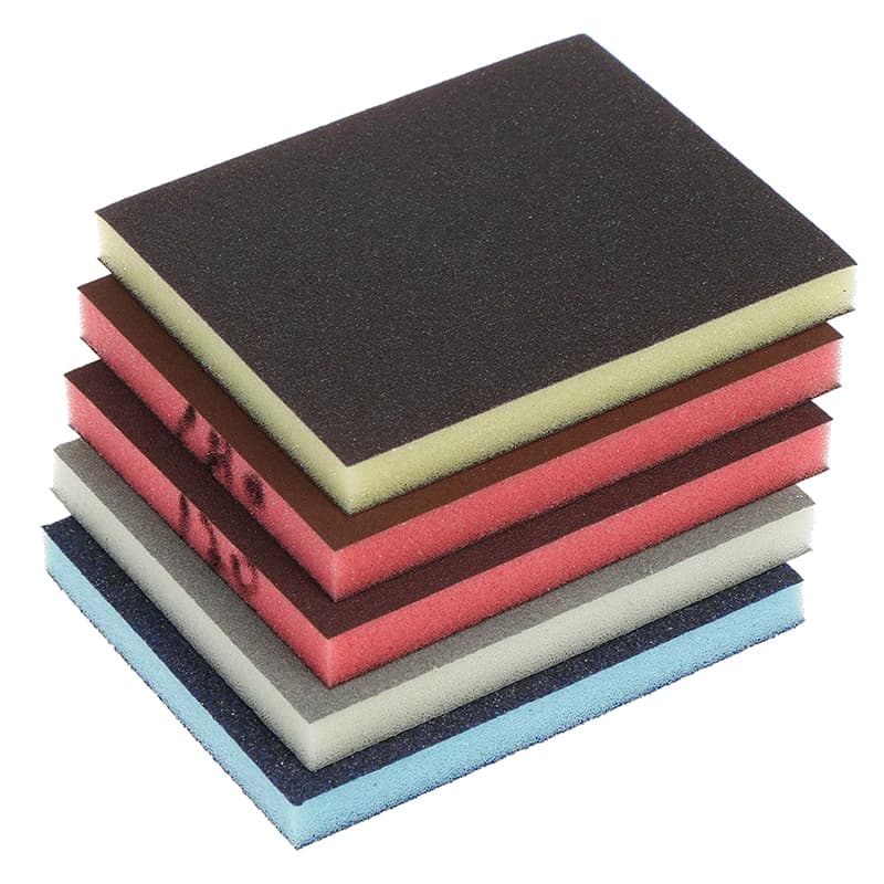 2 pieces of high quality polishing sponge polishing pad block set sandpaper instruments abrasive grana assorted abrasive disks sandpaper