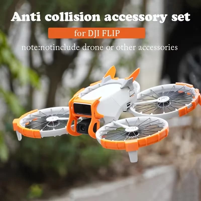 Protective Ring for DJI Flip, Lightweight Accessories and Drum Resistant, for Open Flight