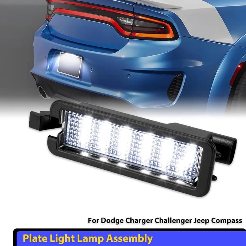 Lampada targa a LED per Dodge Charger Challenger 2015 2016 2017 2018 2019 2020 2021 2022 per Jeep Compass 2017-up