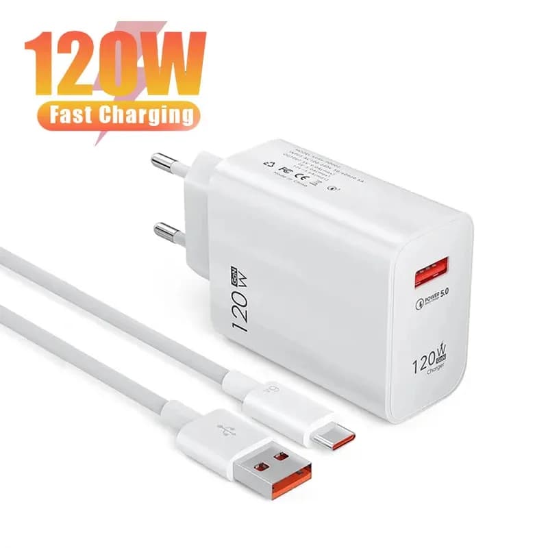 Caricabatterie GaN USB ricarica rapida ricarica rapida 3.0 cavo USB C tipo C adattatore per caricabatterie per telefono cellulare per iPhone Huawei Samsung Xiaomi