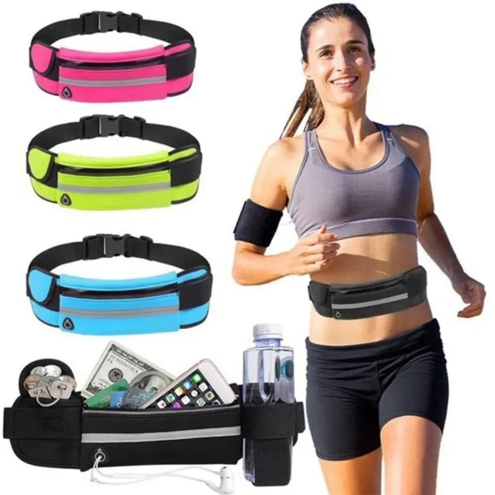 Marsupio Sportivo Impermeabile per Uomo e Donna, Borsa da Corsa Multifunzionale, Porta Telefono, Accessorio Fitness alla Moda, Nuovo Stile Casual Sportivo