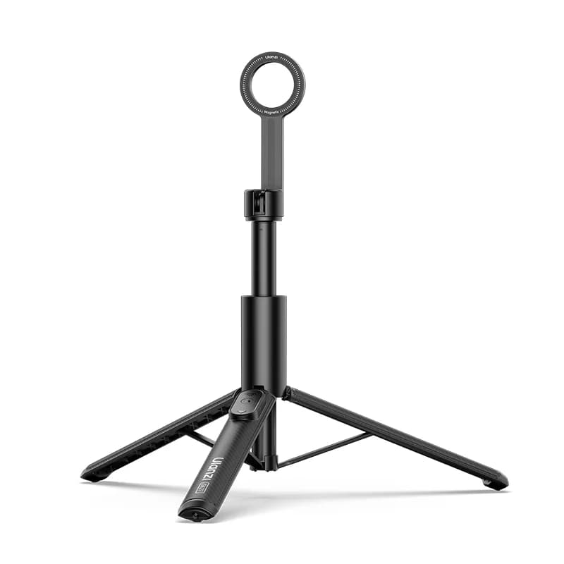 Ulanzi SK27 Selfie Stick portatile Treppiede Versione magnetica/Morsetto per telefono Versione 8 sezioni Palo dinamico Viaggi all'aperto Vlog Shots
