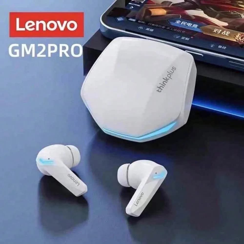 Lenovo GM2 Pro 5.3 Bluetooth Wireless Headphones with Microphone, HD Call Headphones, Dual Mode for Gaming