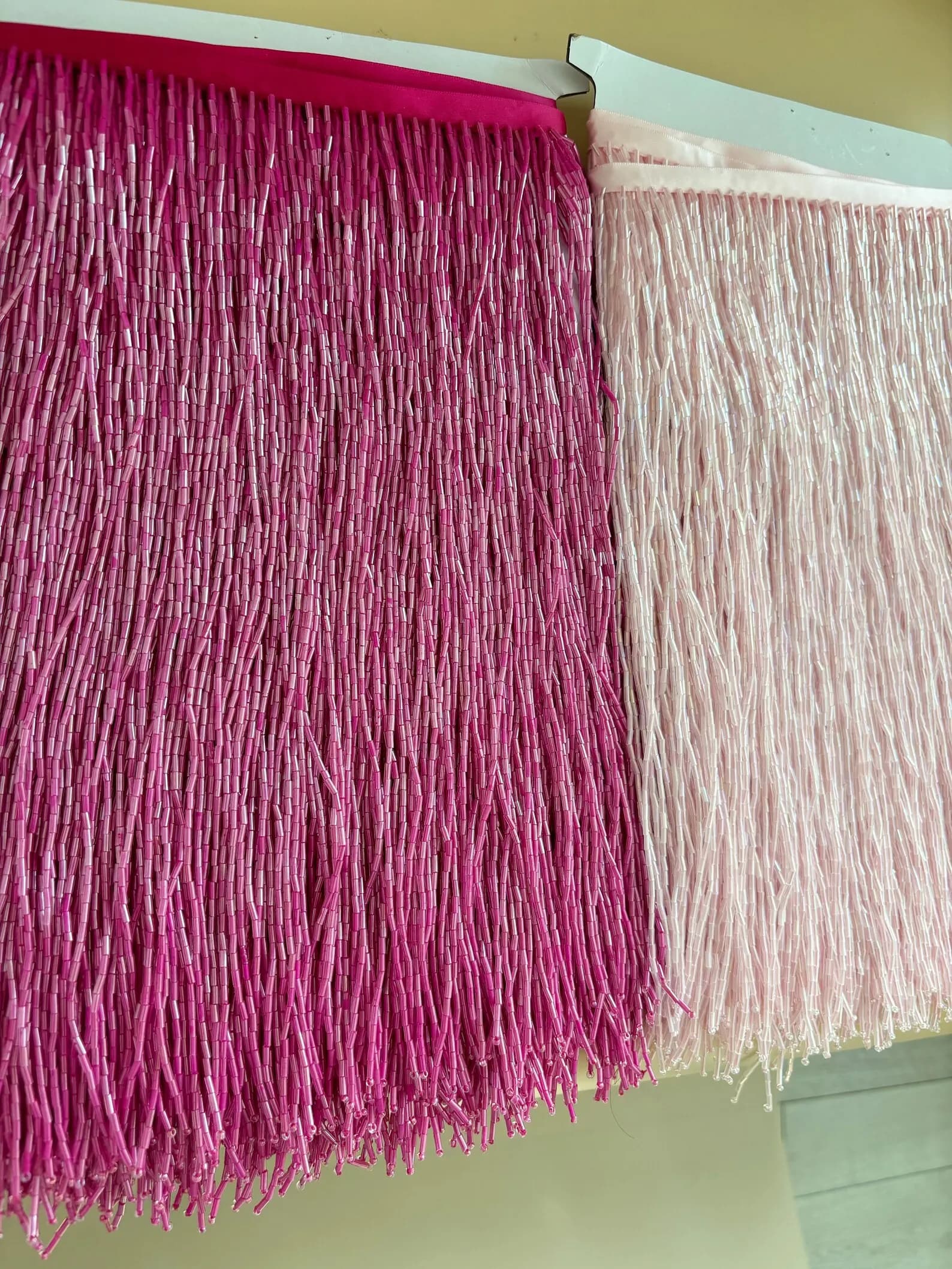 1 Yard 30cm Width Heavy Bead Fringe Tassel Trim For Dancewear Haute Couture Dress Trimming Edgeng Fringe
