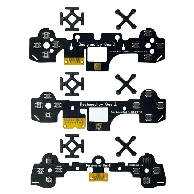 GEARZ Face Buttons Clicky Kit for PS5 Controller, Custom Tactile Dpad Action Buttons Mechanical Micro-motion Click Kit