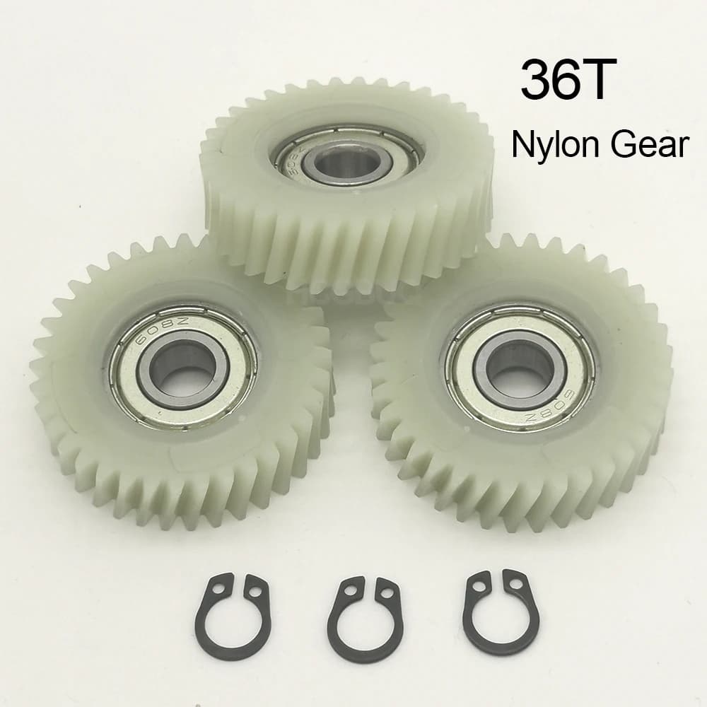 38.5x11mm ingranaggio planetario obliquo 36 denti ingranaggi elicoidali mozzi ruota bici elettrica ingranaggio in Nylon per parti di E-Bike motore Bafang