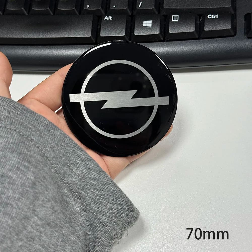 Emblema distintivo in metallo con cupola Opel da 70 mm Calibra / Corsa / Omega / Astra / Corsa B / Omega (1995) / Distintivo per bagagliaio posteriore Astra MK3