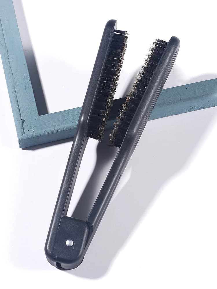 Professional Hair Plate for Hair Hairdresser Nylon Hair Brush for Hair Ironing Double Brushes Shaped V Clamp Tools for Styling DIY