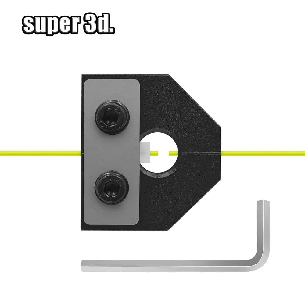 3D Printer Parts Filament Saddle Connector 1.75mm PLA ABS TPU Filament Sensor for Ender 3Pro Anet SKR 3D Printer Aluminum Block