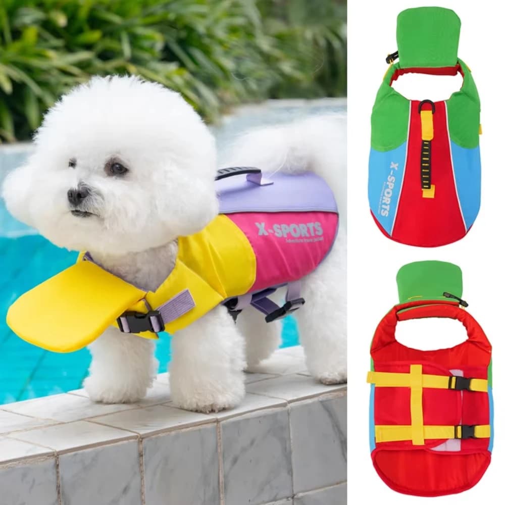 Summer Dog Life Jacket Pet Swimwear Safety Vest Puppy Swimsuits for Small Medium Dog Buoyancy Safety Vests