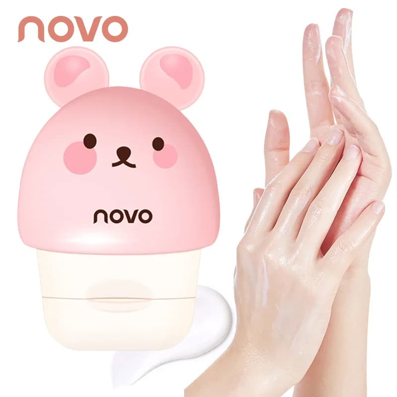 Crema per le mani all'acido ialuronico Bear: idratazione profonda, lenitiva, non grassa, assorbimento rapido, delicata e non irritante