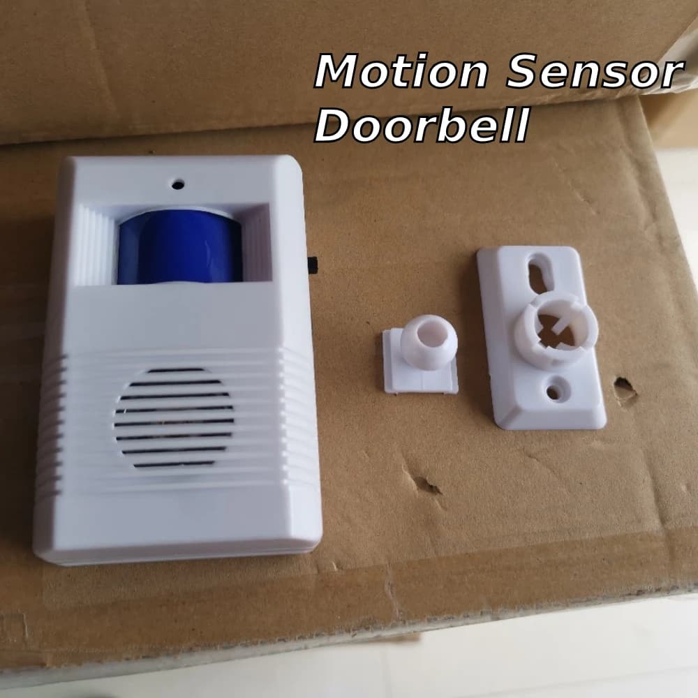 Campanello di allarme senza fili sensore di movimento campanello rilevatore di ospiti campanello per porta per ingresso vialetto interno negozio negozio ufficio