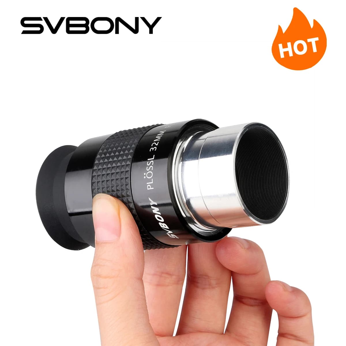 Oculare SVBONY SV131 da 1,25" (PLOSSL) PL Oculare per telescopio 6/12/17/25/32/40 mm Design a 4 elementi Campo visivo a 48 gradi