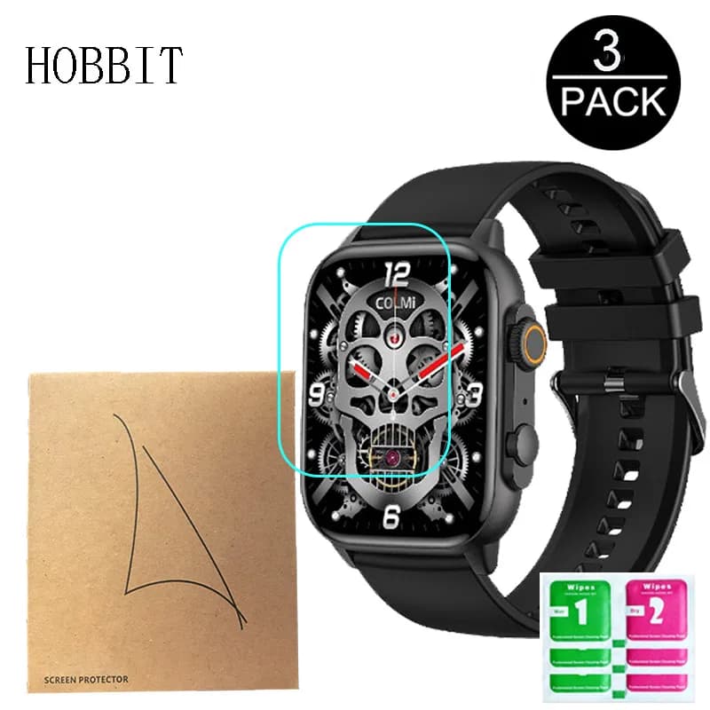 3 pz TPU Pellicola Idraulica Protezione Dello Schermo Per COLMI C81 P71 P68 SmartWatch Orologio Impermeabile Della Copertura HD Pellicola Protettiva Trasparente
