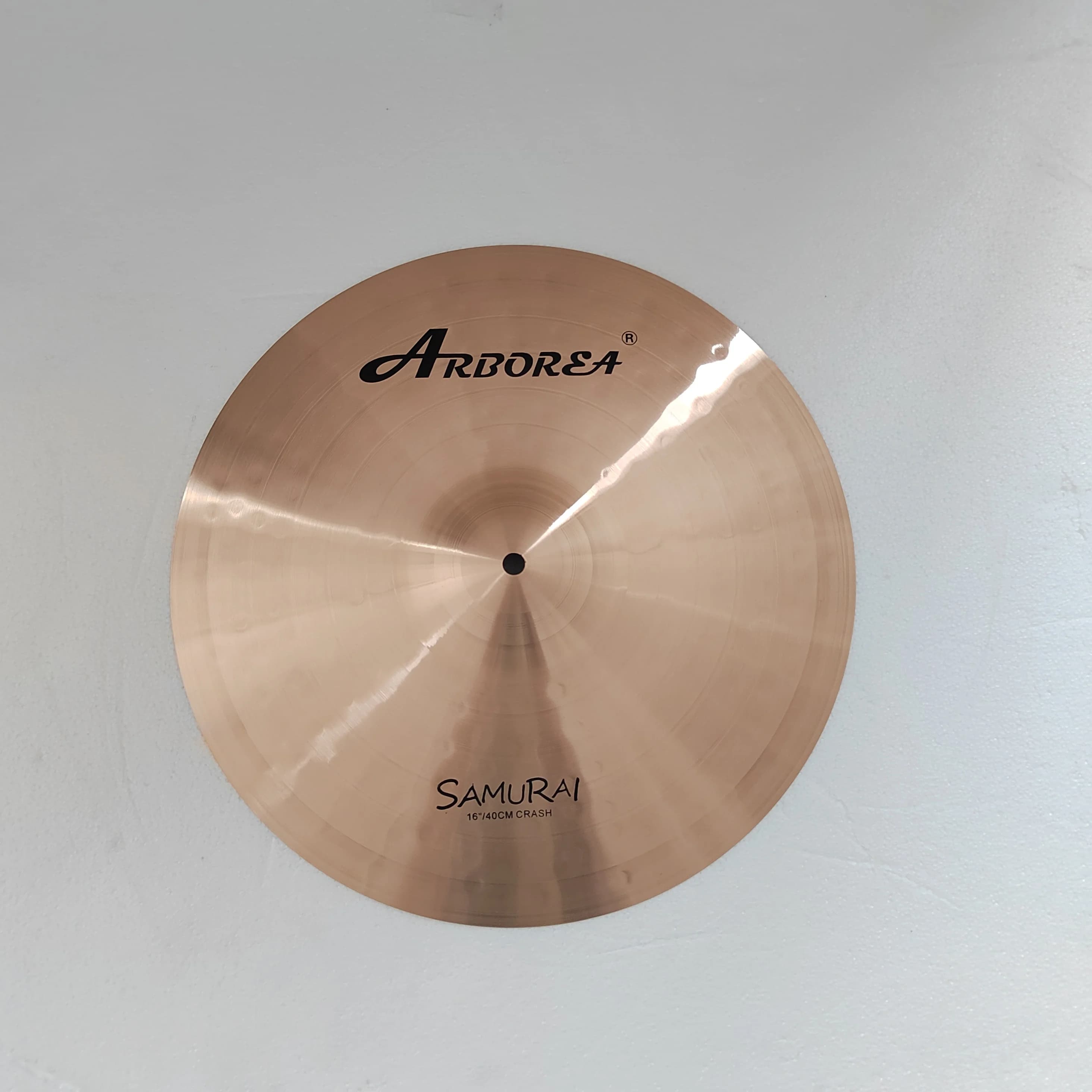 Piatto B8, crash da 16 pollici 40 cm con suono affilato, luminoso e focalizzato per generi rock, pop e metallo, ecc.
