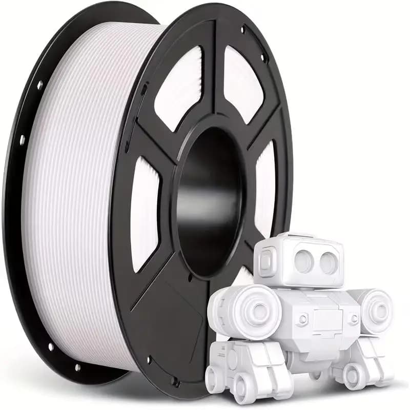 PETG Filament for 3D Printer 1.75mm 250G High Precision, High Strength, Perfect coupling, Dimensional accuracy +/- 0.03mm, White