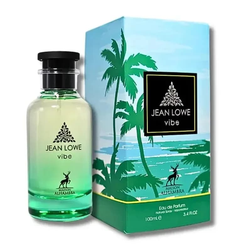 Maison Alhambra Jean Lowe Vibe Eau de Parfum Unisex, con una Fragranza Fresca, Tropicale, Agrumata e Acquatica