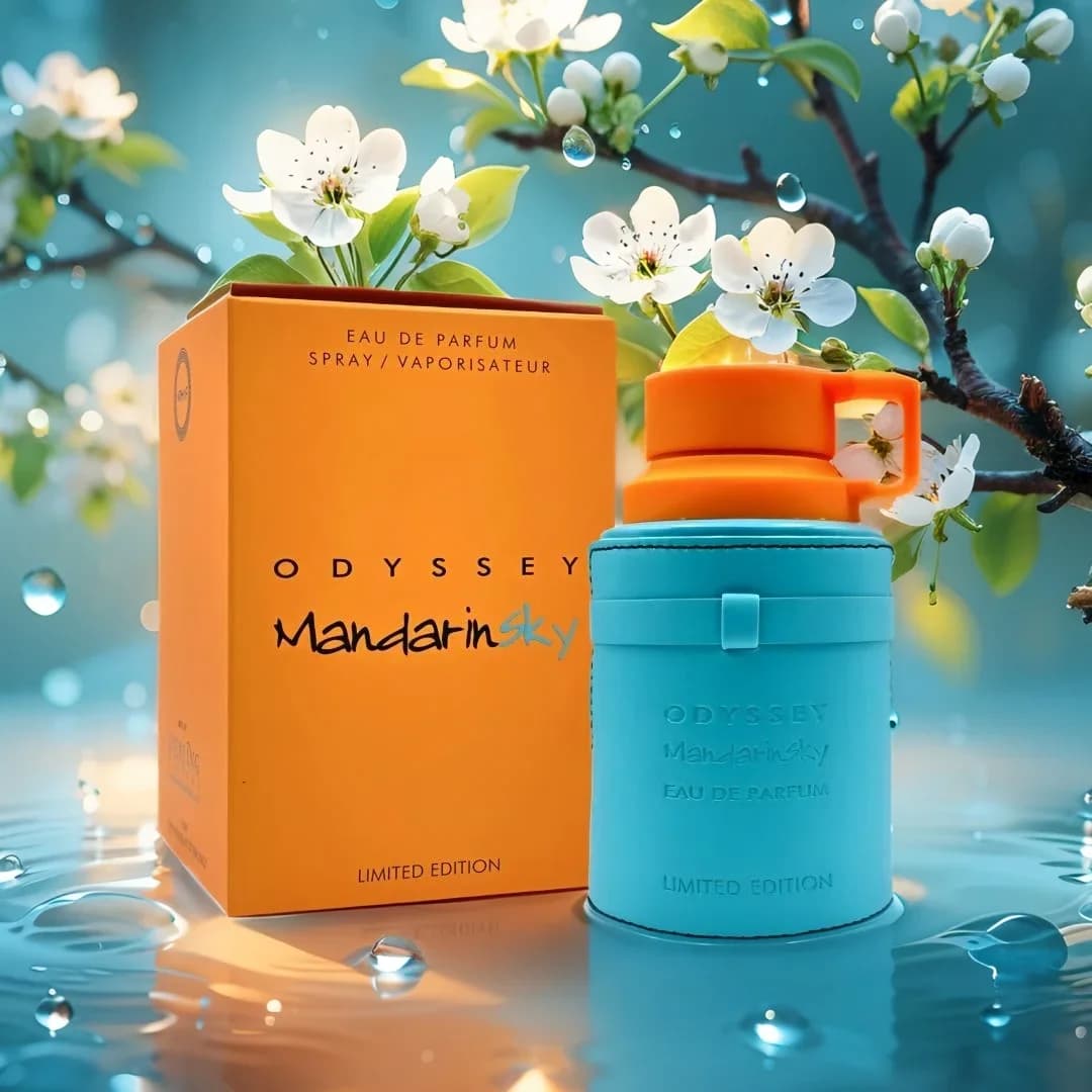 ODYSSEY MANDARIN SKY 3.4 FL OZ EAU DE PARFUM SPRAY FOR MAN Long-lasting fragrance suitable for everyday use Valentine's Gift