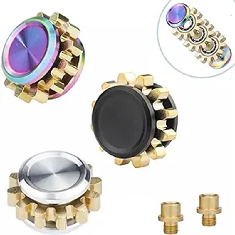 Mini Metal Gear Giroscopio Giocattolo Fidget Spinner Antistress Portatile Adulti Antistress Autismo ADHD Bambini Compleanno Regalo di Natale