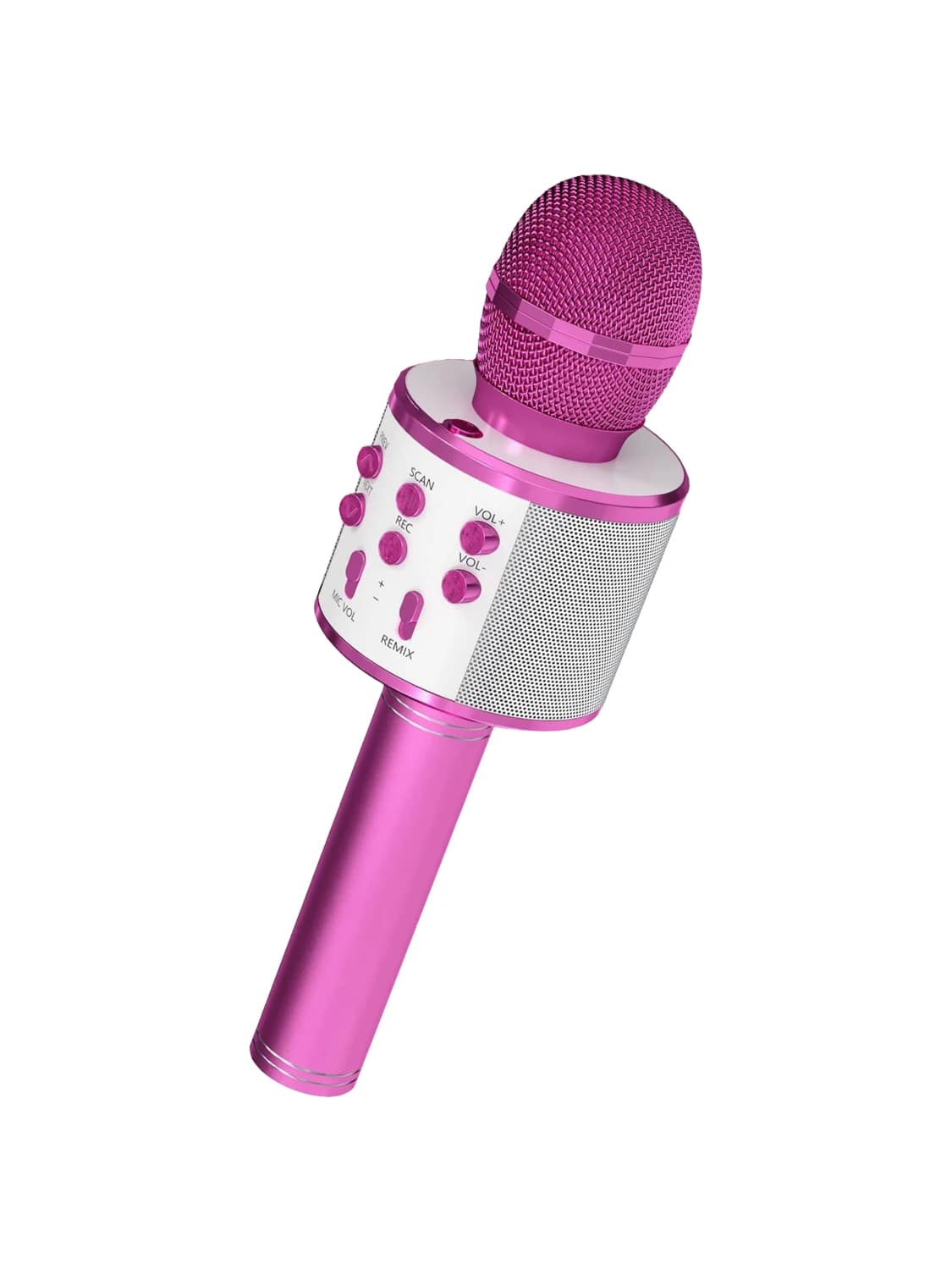 5 Core Microphone Wireless Karaoke Mic With Speaker 3 in 1 Portable Bluetooth Microfono Inalambrico WM SPK PINK