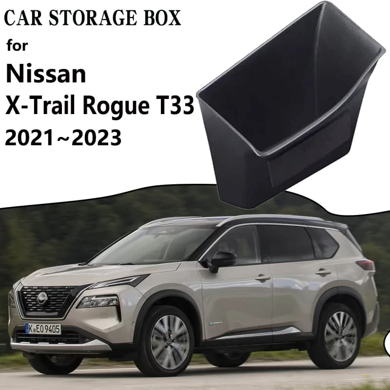 Scatole portaoggetti per auto per Nissan X-Trail T33 Accessori Rogue 2021 ~ 2023 Console centrale Articoli vari Bracciolo Articoli vari Organizzatore Supporti