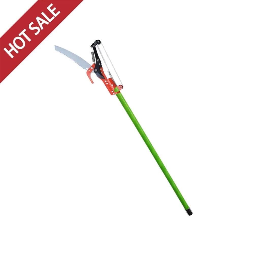 High-altitude pruning shears made of glass fiber, insulated materials, flexible and salva-work to repair tree branches