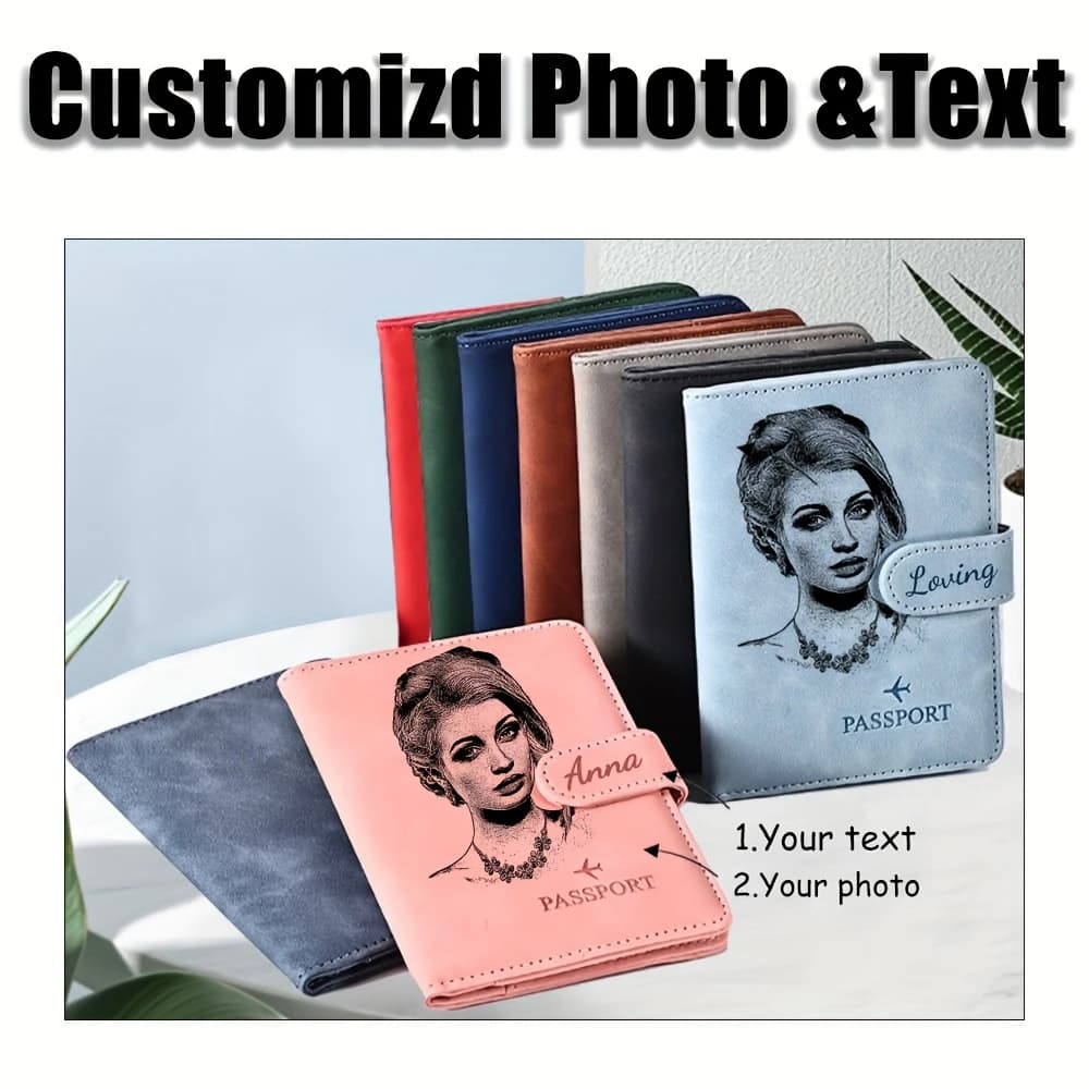 Photo Custom Passport Holder, Passport Cover, Document Bag, New Style Passport Case, Cat Dog Passport Holder, Travel Additions