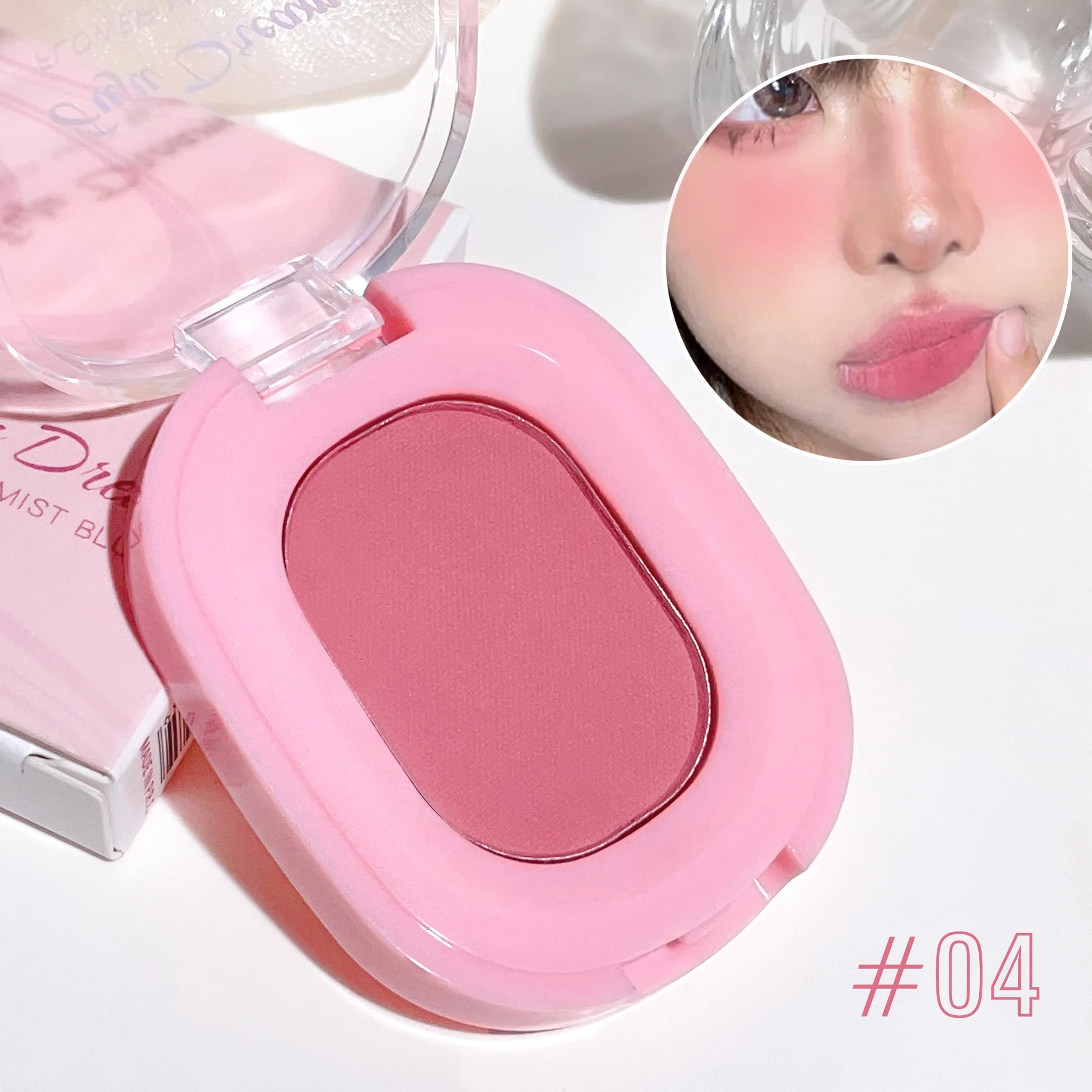 Monochrome Flower Mist Blush Disc Monochrome Matte Powder Fine Flash Monochrome Blush Disc Long life for everyday use