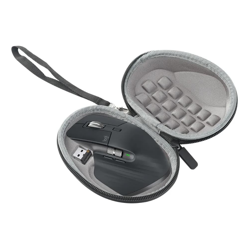 Logitech MX Master 3/3S Borsa per mouse Mouse da gioco Scatola di immagazzinaggio per mouse wireless Bluetooth Borsa con cerniera EVA Custodia antiurto impermeabile