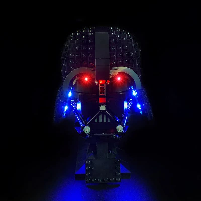LYBMTWF Kit luce LED per 75304, compatibile con il modello di blocchi di costruzione del casco Darth Vader, non include il set di blocchi
