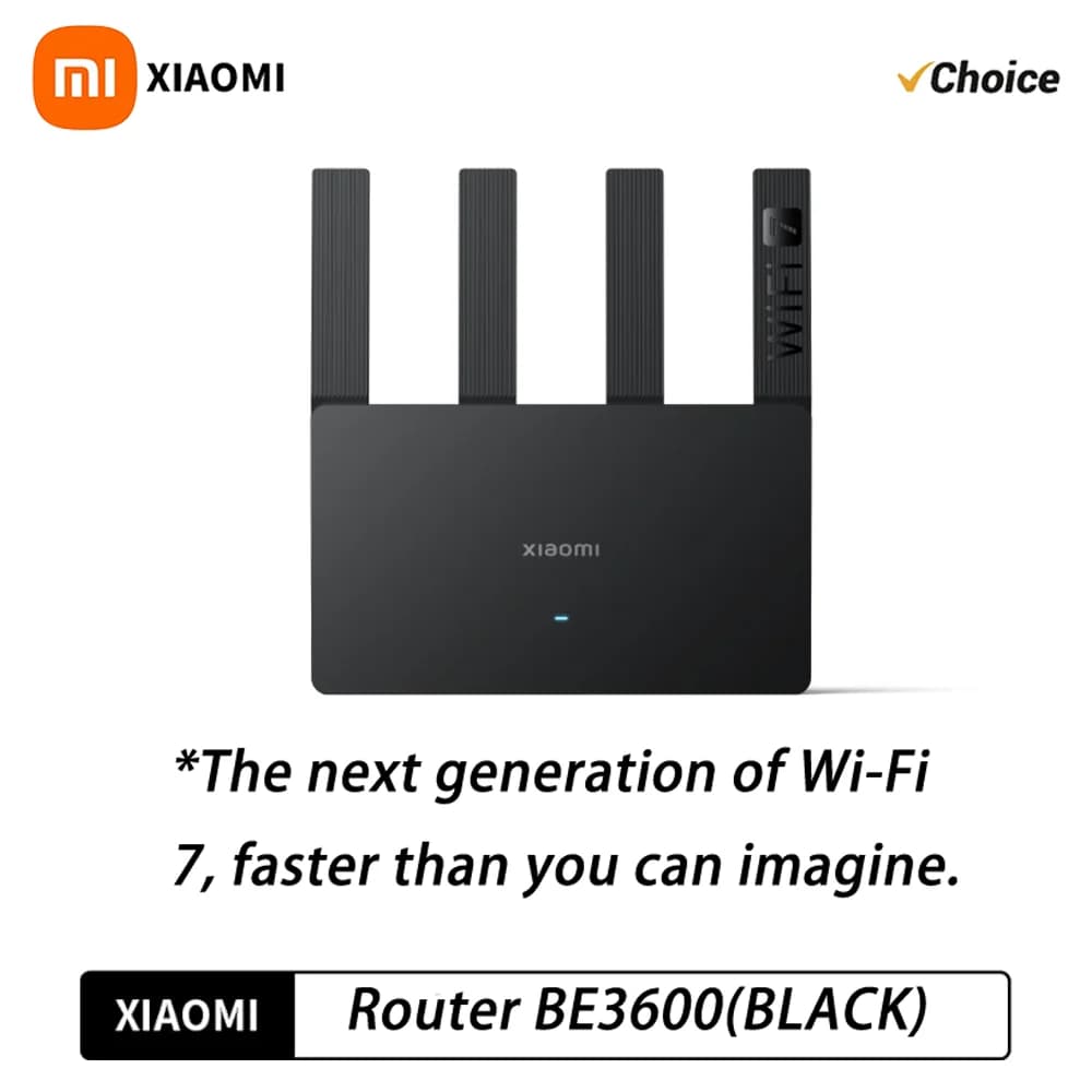 Xiaomi Router BE3600 WiFi 7 3570Mbps MLO Dual-Band Aggregation Dual WAN LAN Gaming Acceleration Mesh Network Repeater Extender