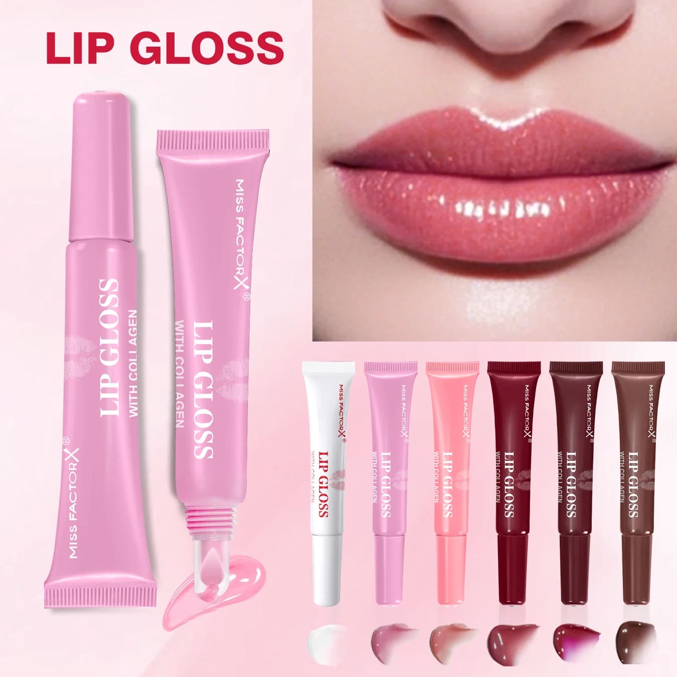 6-color SOYRAIE HYMEYS Lipstick Set - Long-lasting, Moisturizing, Shimmering, 6 Vibrant Colors - Gift for Women