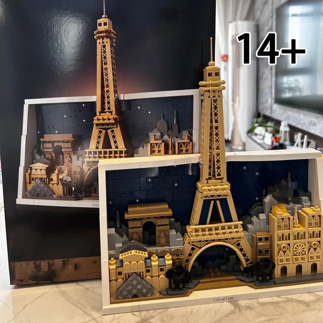 Nuovo set di costruzioni 2026 21064 Baling Love City, giocattoli per bambini e bambine, regali di San Valentino e compleanno, decorazione per la casa