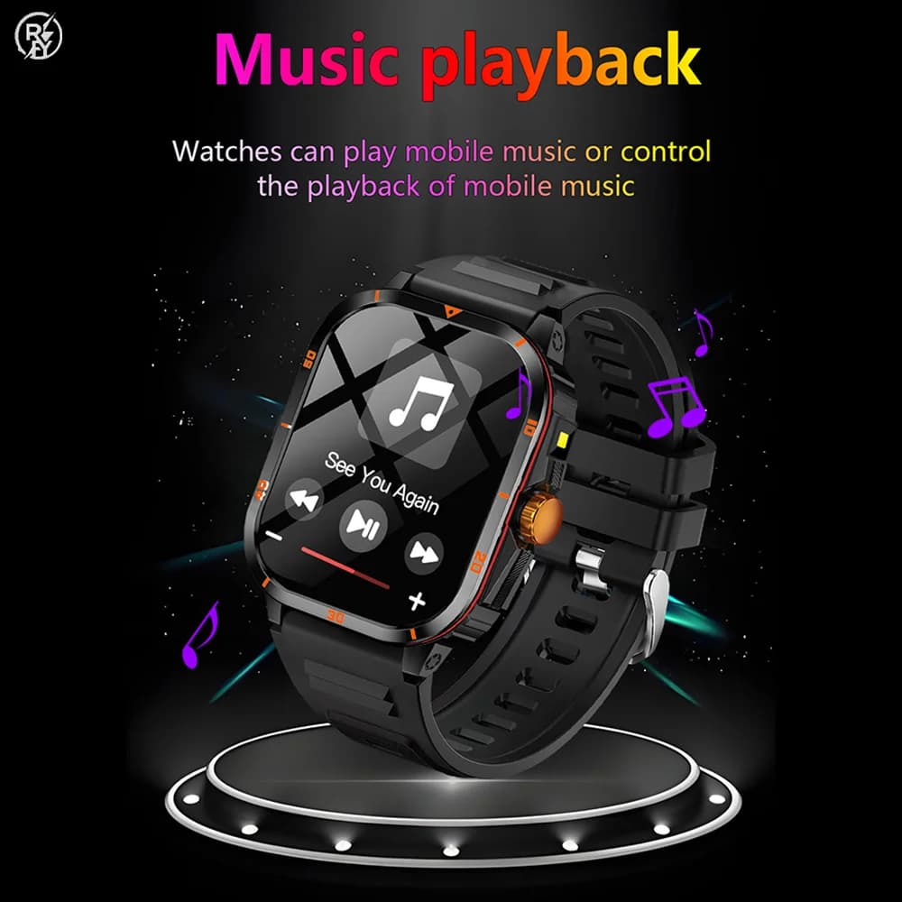 10 PCs H25 Waterproof Bluetooth Smart Watch | 2.0" TFT Display, Fitness Tracker, Blood Pressure, SpO2 & Android Compatible